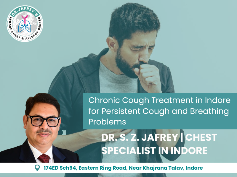 Man suffering from chronic cough showing symptoms and need for chronic cough treatment in Indore