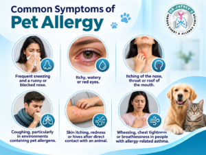 Pet Allergy Symptoms Infographic